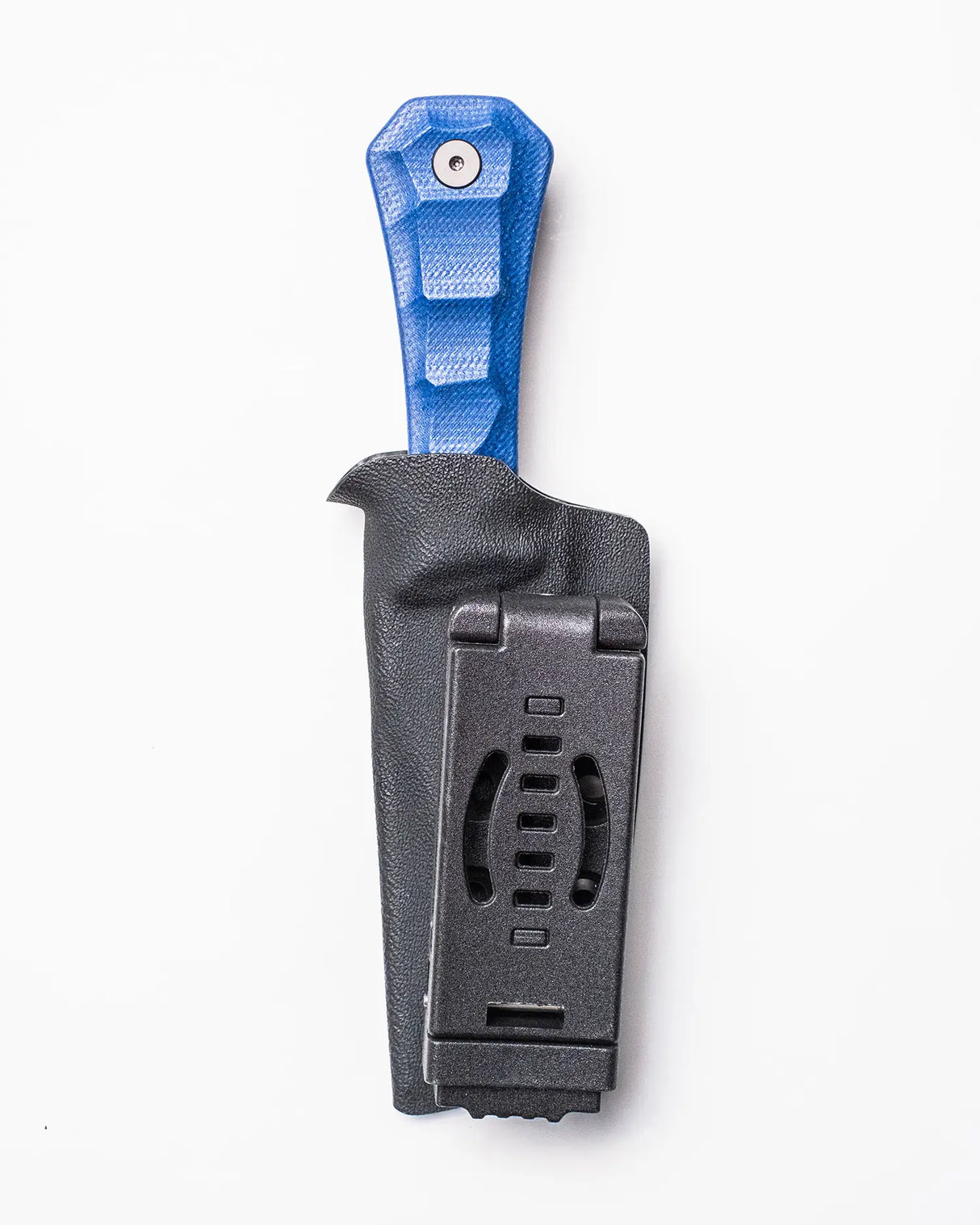 Pocket Bowie Deadhead Fixed | Blue Micarta + Grey PVD 14C28N