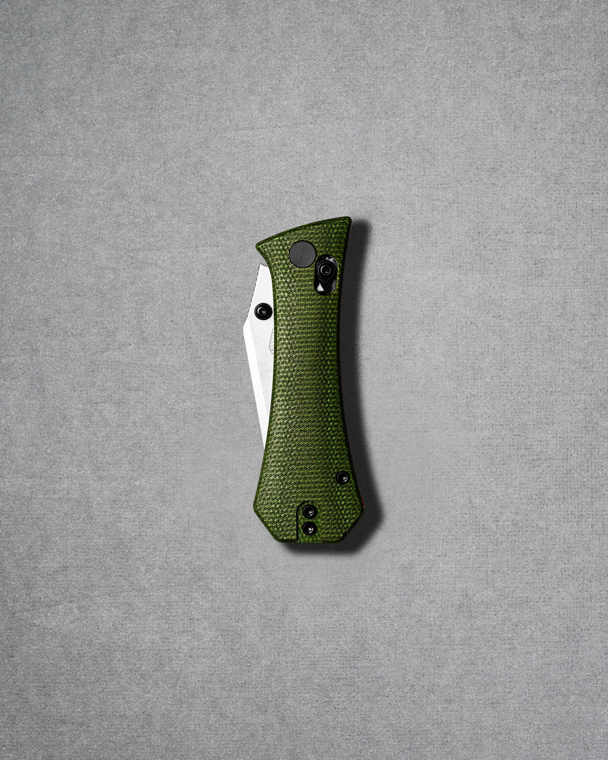 Coffin Tanto Deadhead Crossbar | Green Micarta + 14C28N