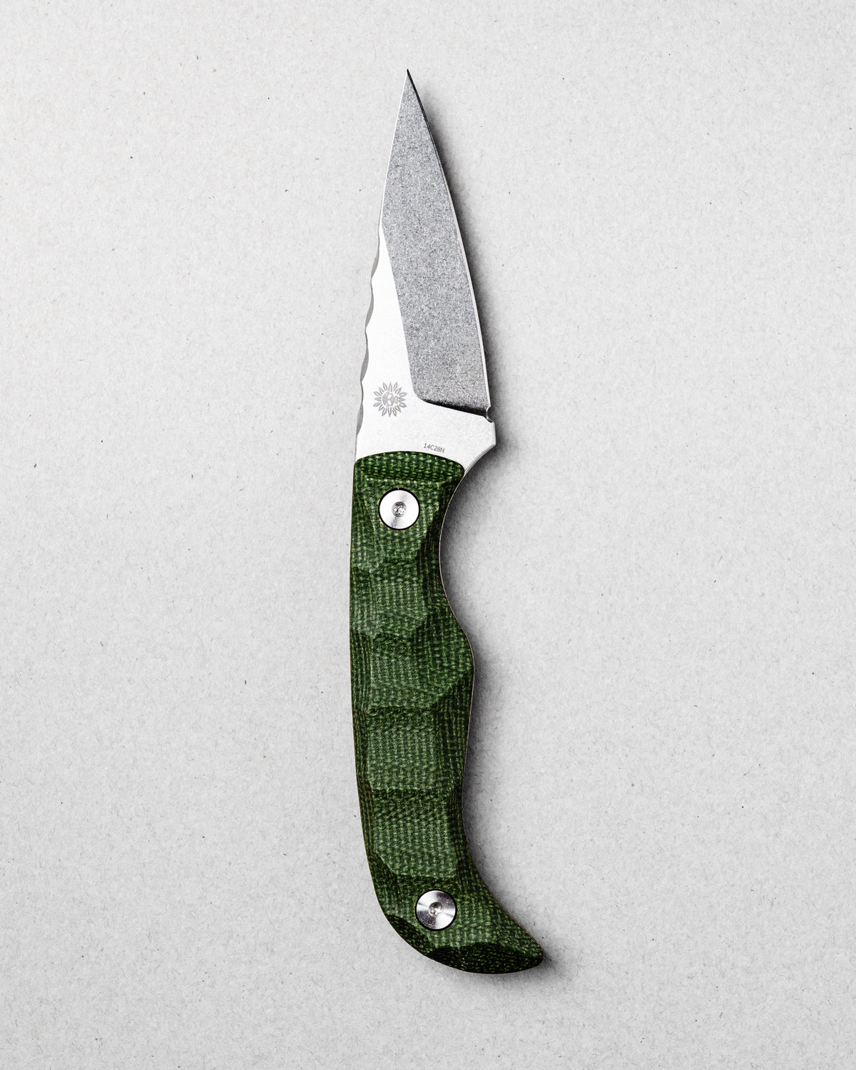 Karl Jr Deadhead Fixed | Green Micarta + 14C28N
