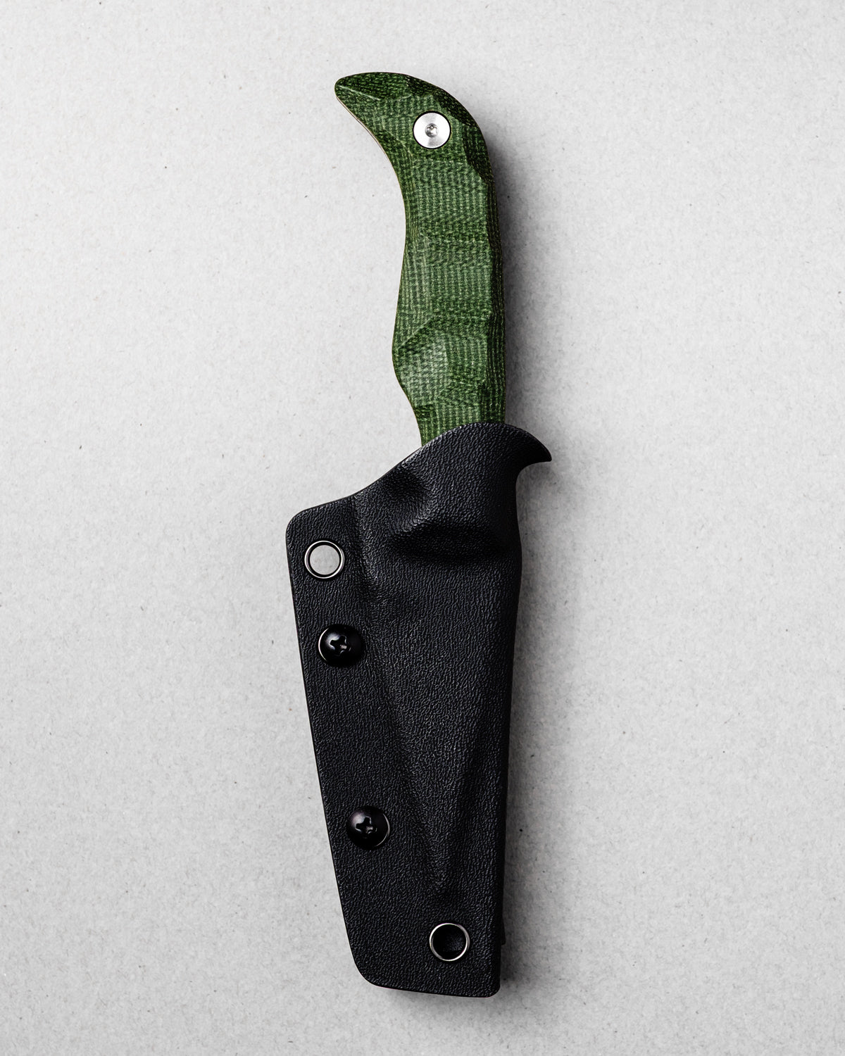 Karl Jr Deadhead Fixed | Green Micarta + 14C28N