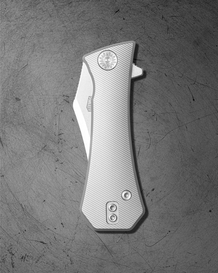 Pocket Bowie Framelock | Titanium + Stonewash M390