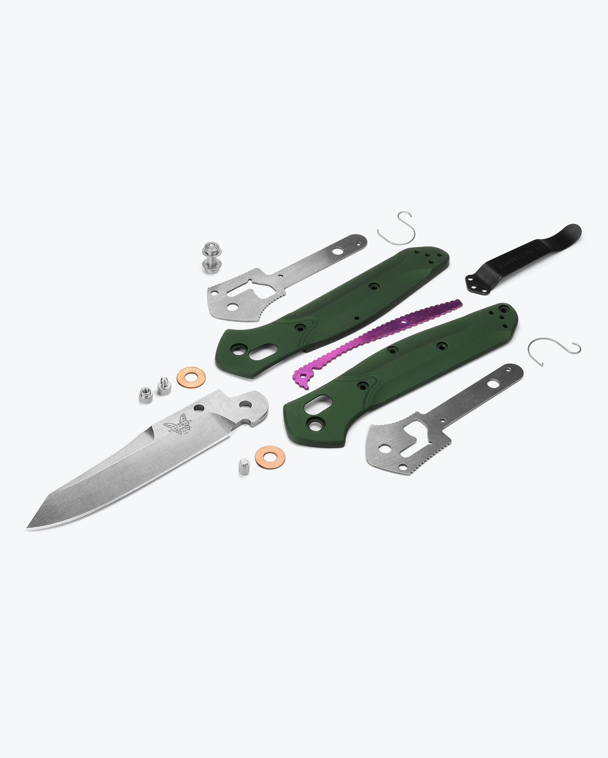 940 Osborne | Green Aluminium + Satin S30V