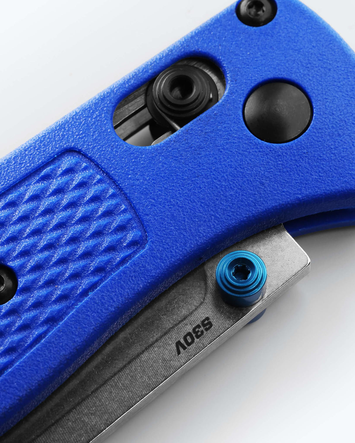 Bugout | Blue Grivory + Stonewash S30V