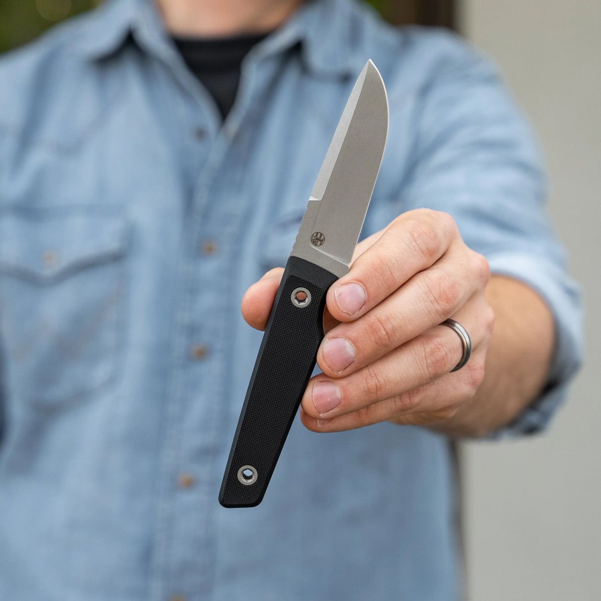 USA Signal Fixed Blade | Nitro-V + Black G10