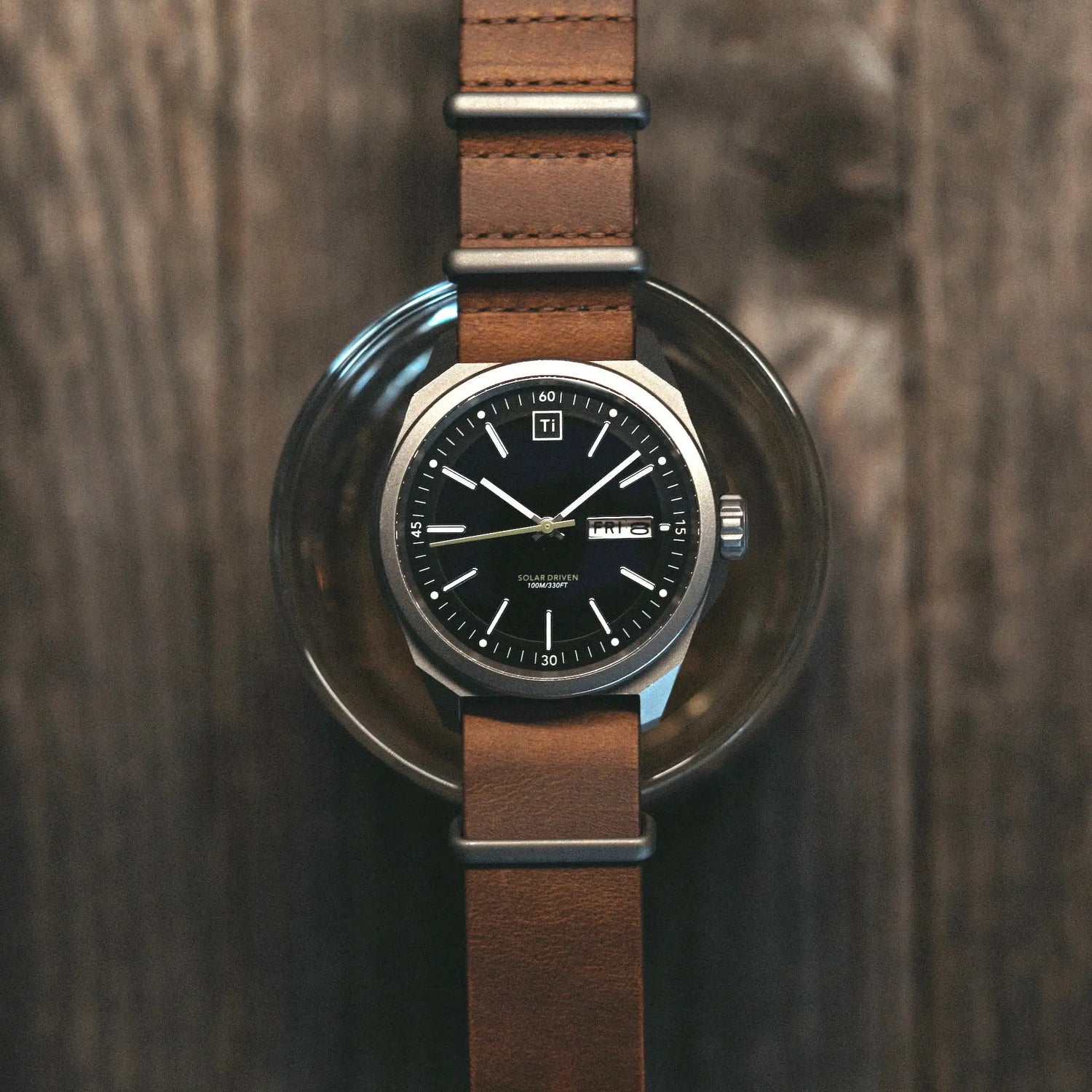 TI Field Watch - Stonewashed | Solar Driven