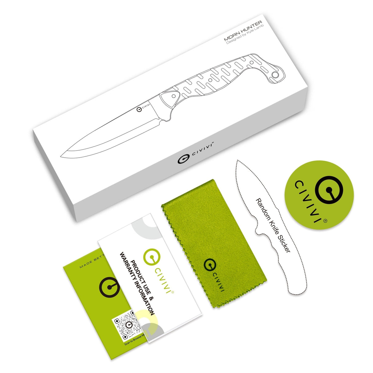 MDRN Hunter | Brown G10 + Satin