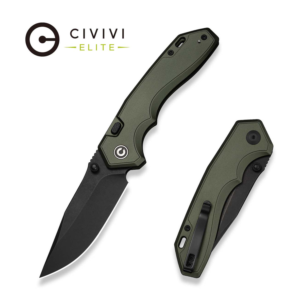 Brova | Forest Green Aluminium + Blackwash S35VN