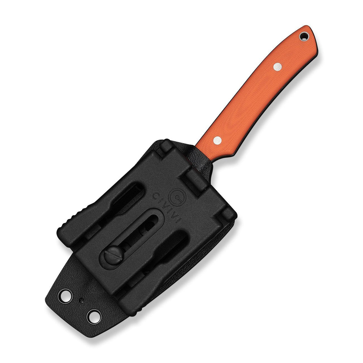 High Grass Field Knife | Orange G10 + Blackwash 14C28N