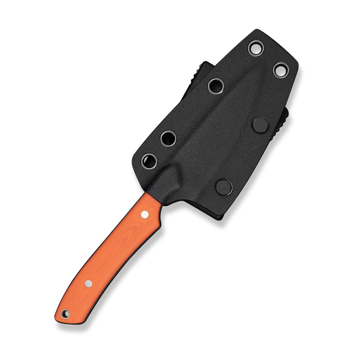 High Grass Field Knife | Orange G10 + Blackwash 14C28N