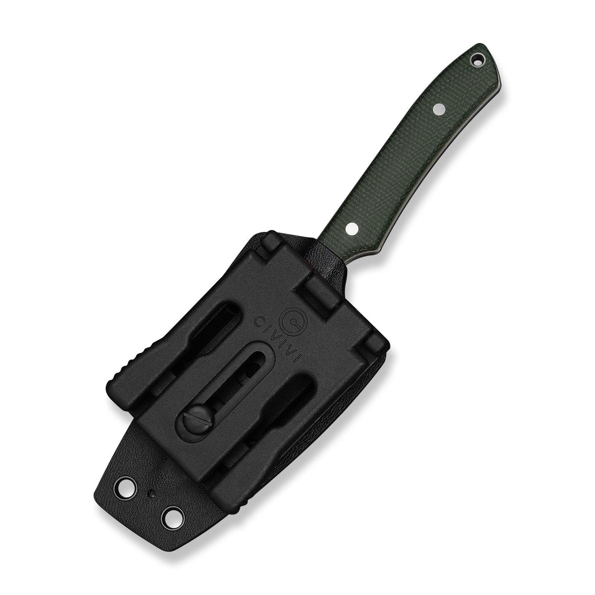 High Grass Field Knife | Green Micarta + Satin 14C28N