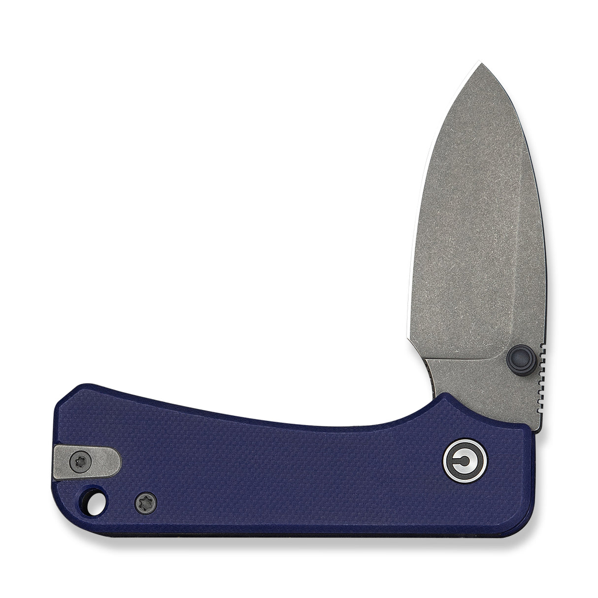 Baby Banter Slipjoint | Blue G10 + Grey Stonewash Nitro-V