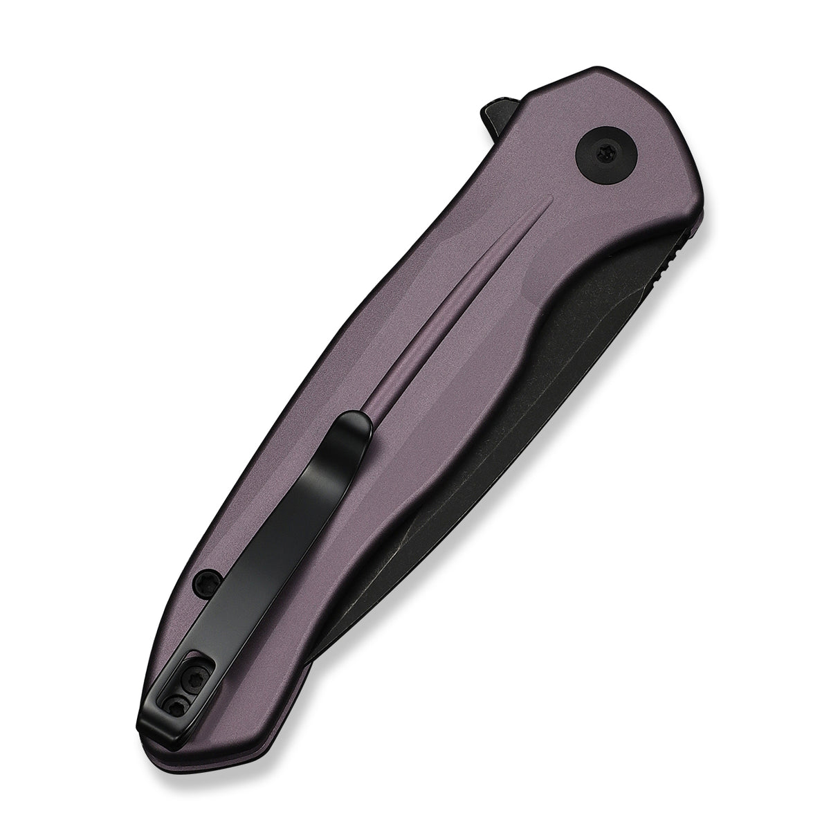 Kitefin Button Lock | Purple Aluminium + Blackwash 14C28N