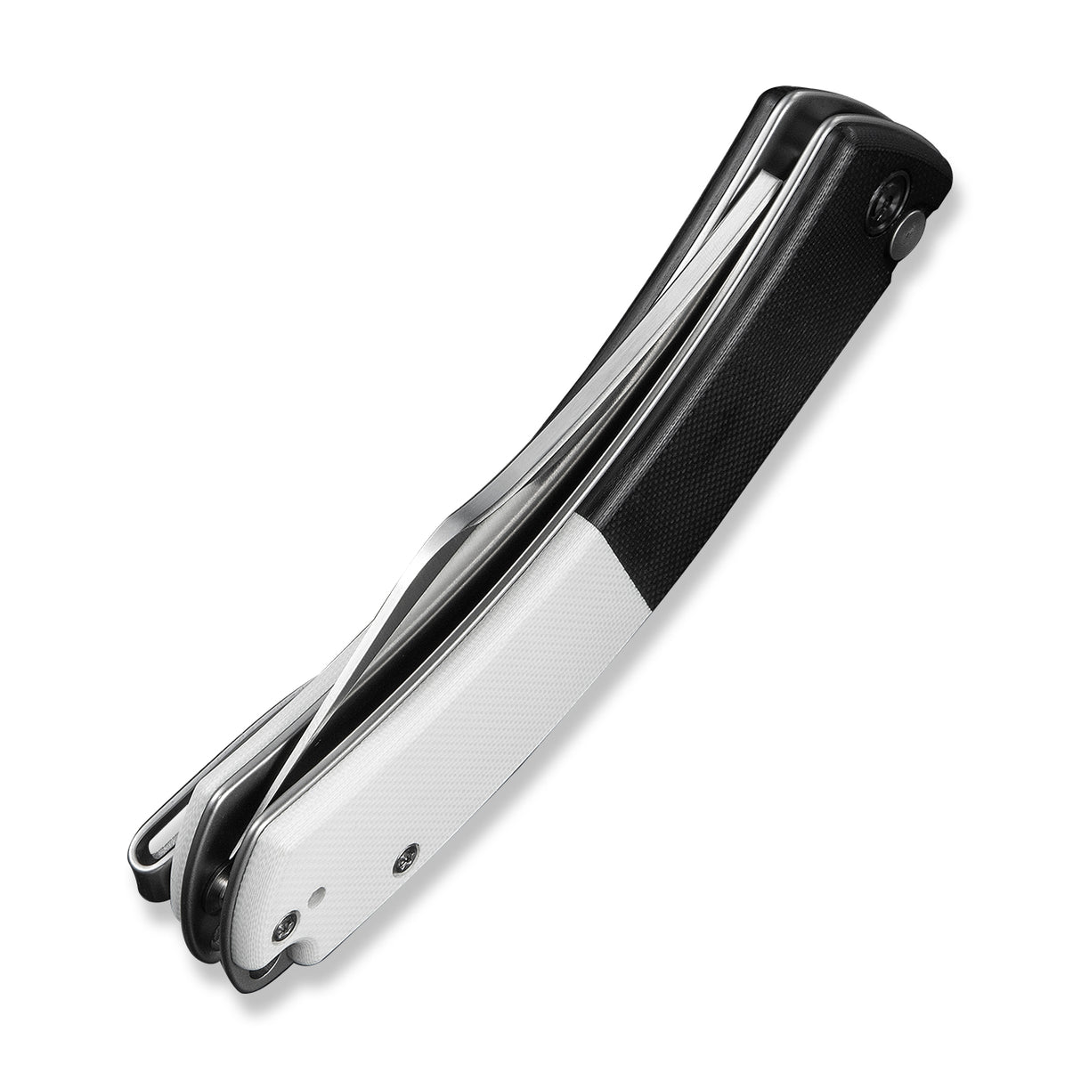 Outlaw Muk | Black & White G10 + Satin 14C28N