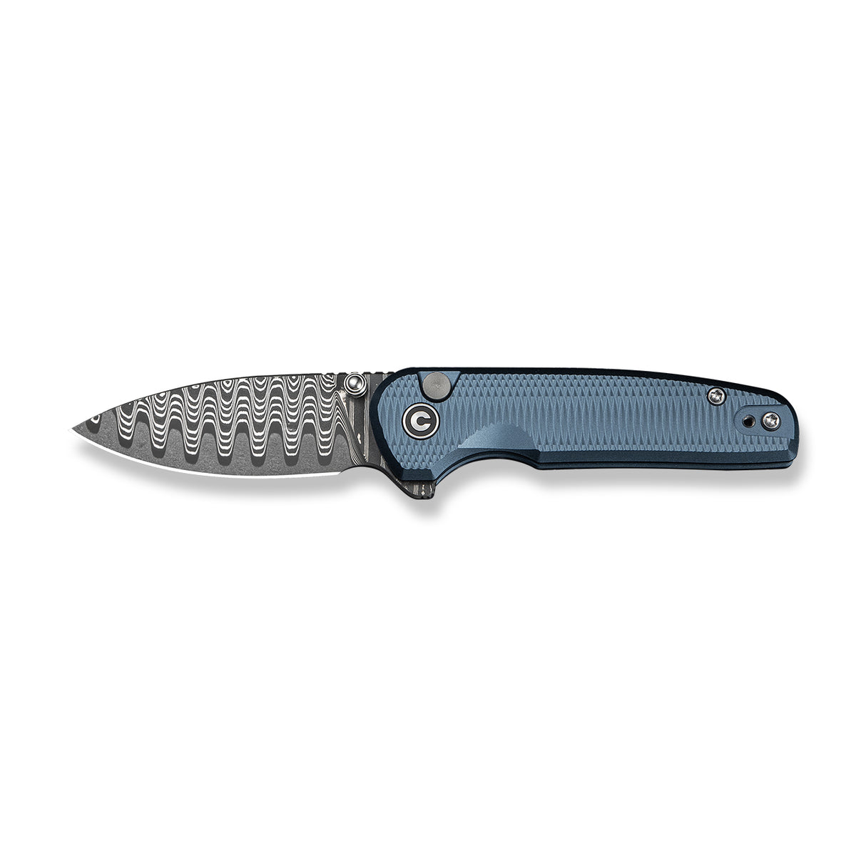 Mini Shakan | Blue Ripple Aluminium + Dama