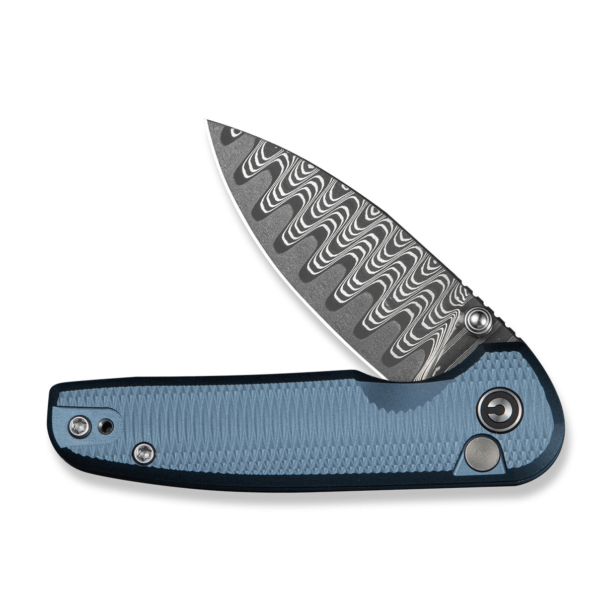Mini Shakan | Blue Ripple Aluminium + Dama