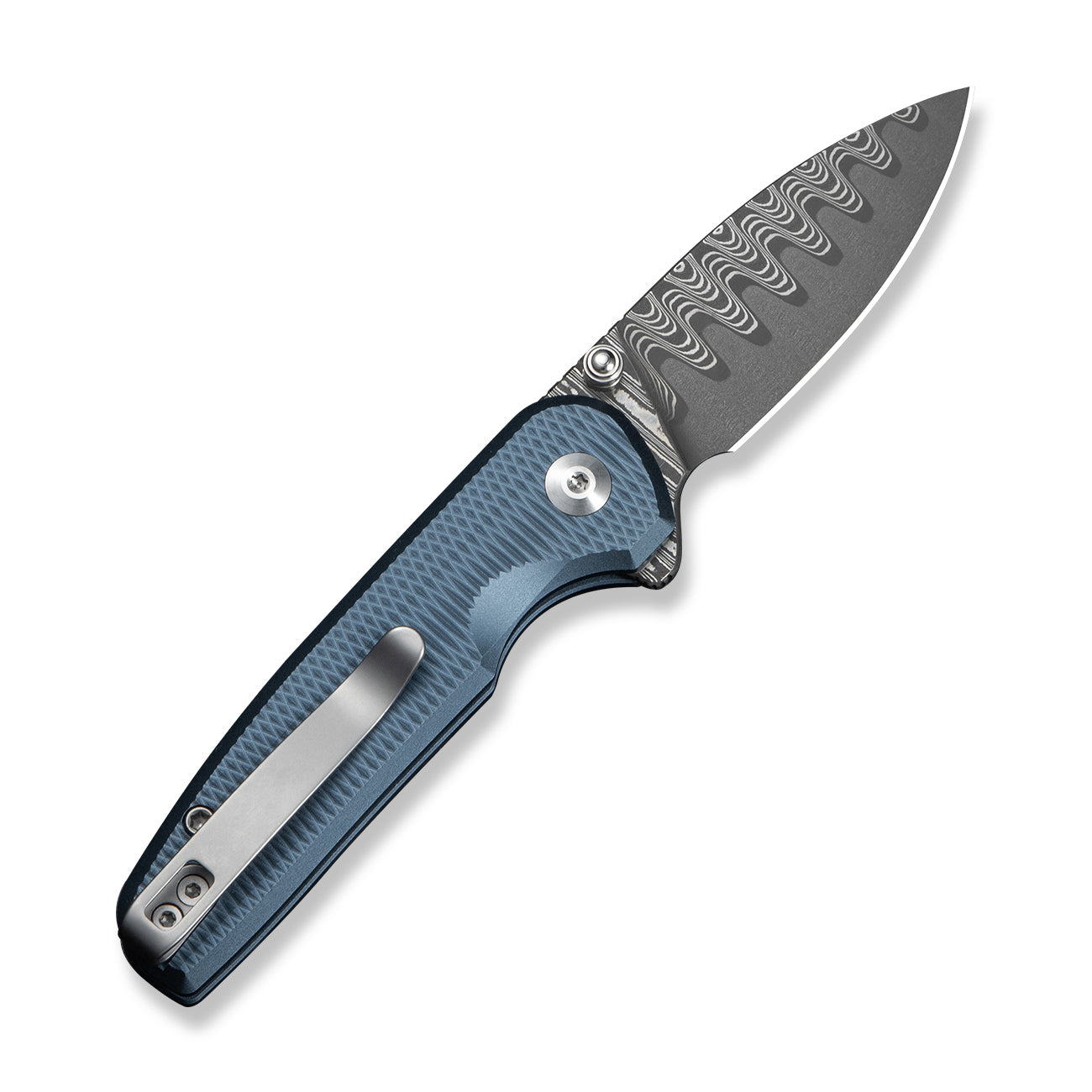 Mini Shakan | Blue Ripple Aluminium + Dama