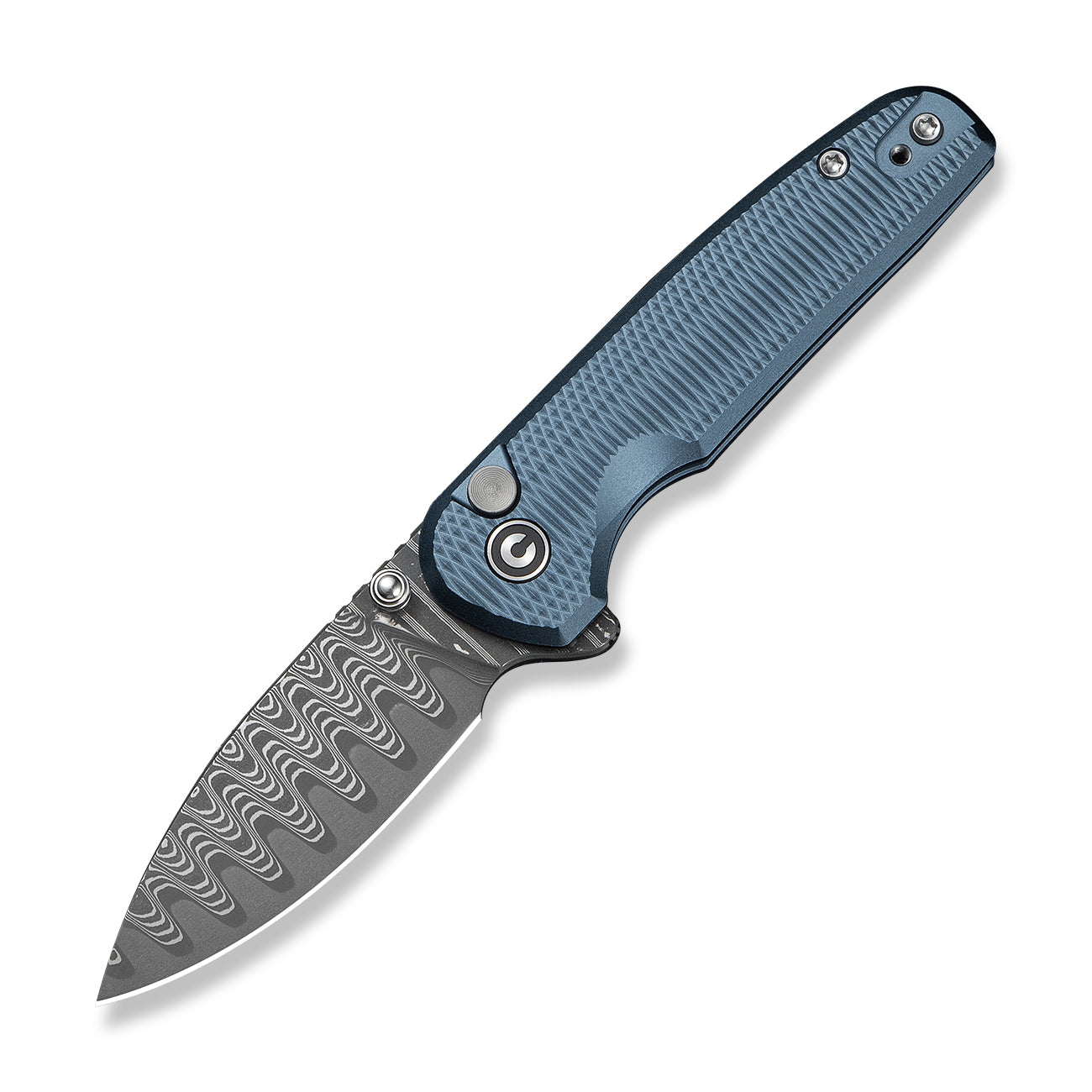 Mini Shakan | Blue Ripple Aluminium + Dama