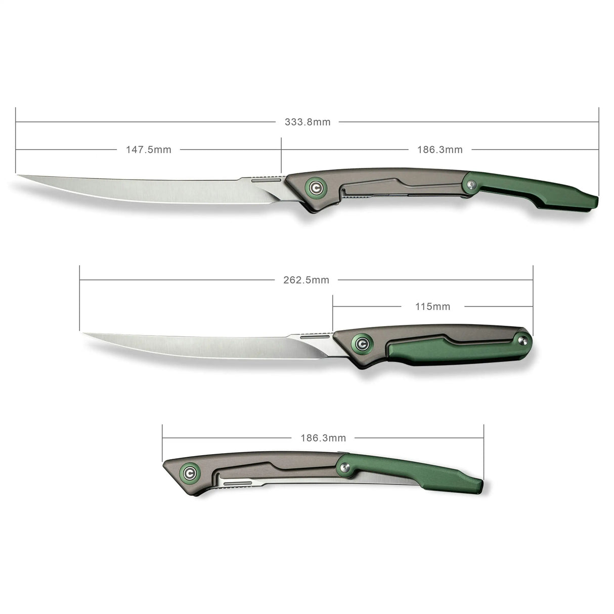 Shawka | Grey & Green Aluminium