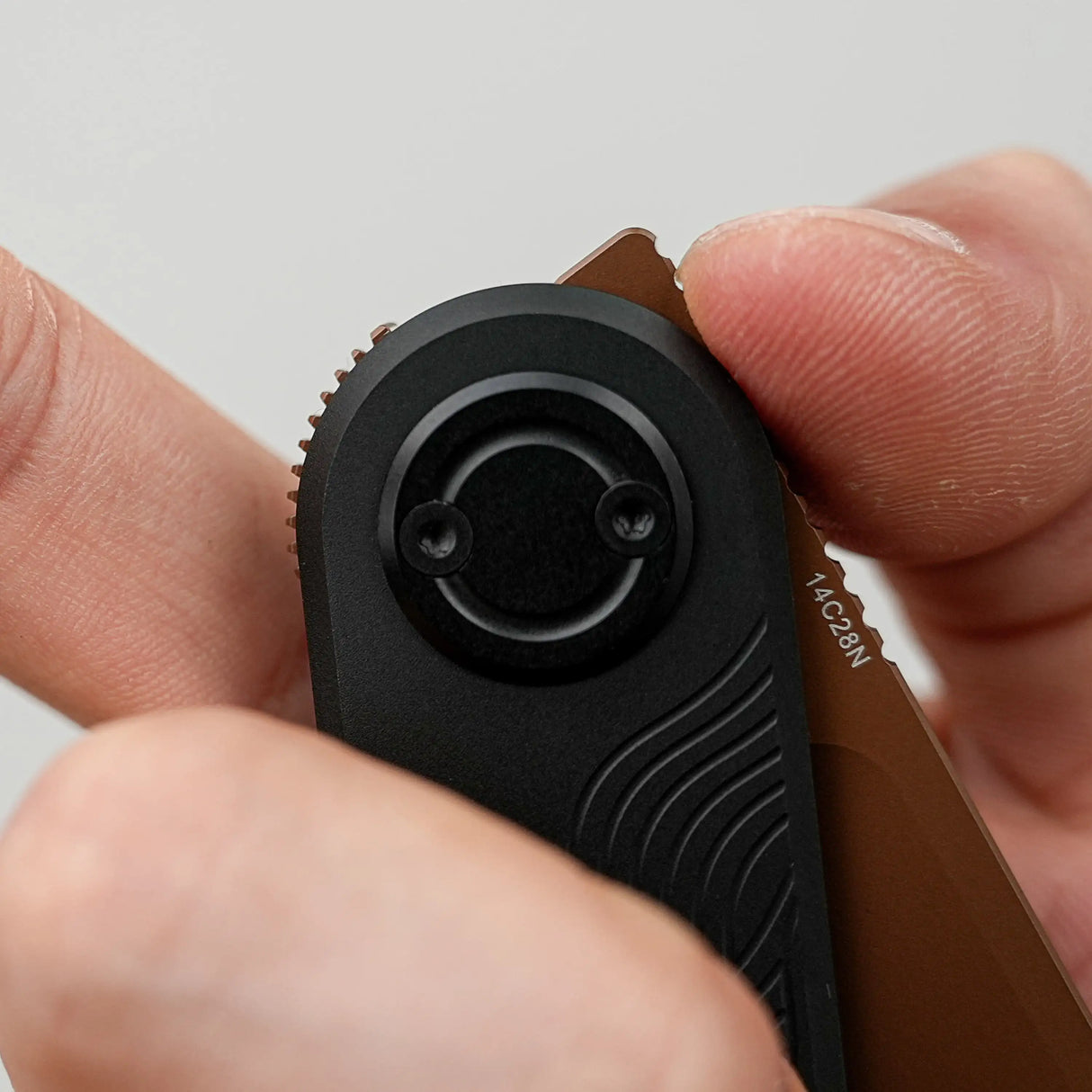 Corgi V | Black Milled Aluminium + 14C28N - A3722