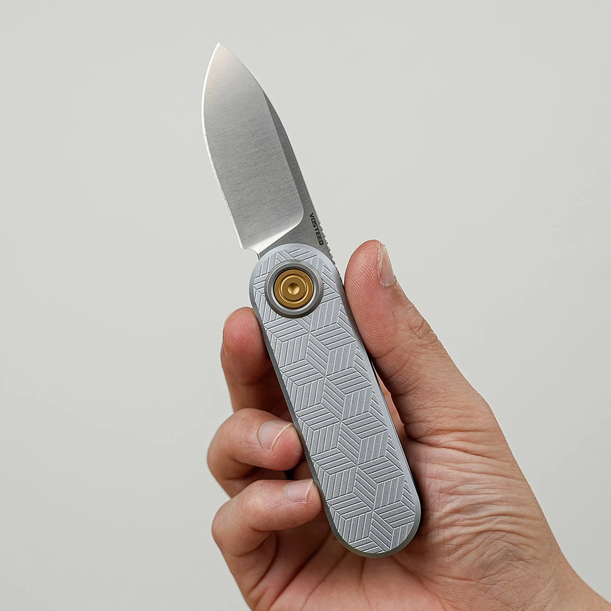 Corgi V | Macaron Blue Milled Aluminium + 14C28N - A3725