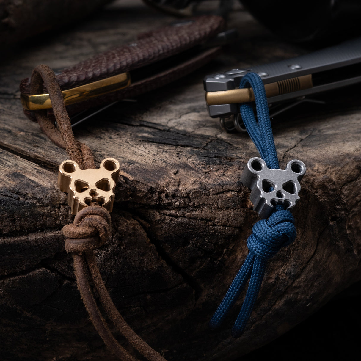 Morbid Mouse Lanyard Bead | Brass