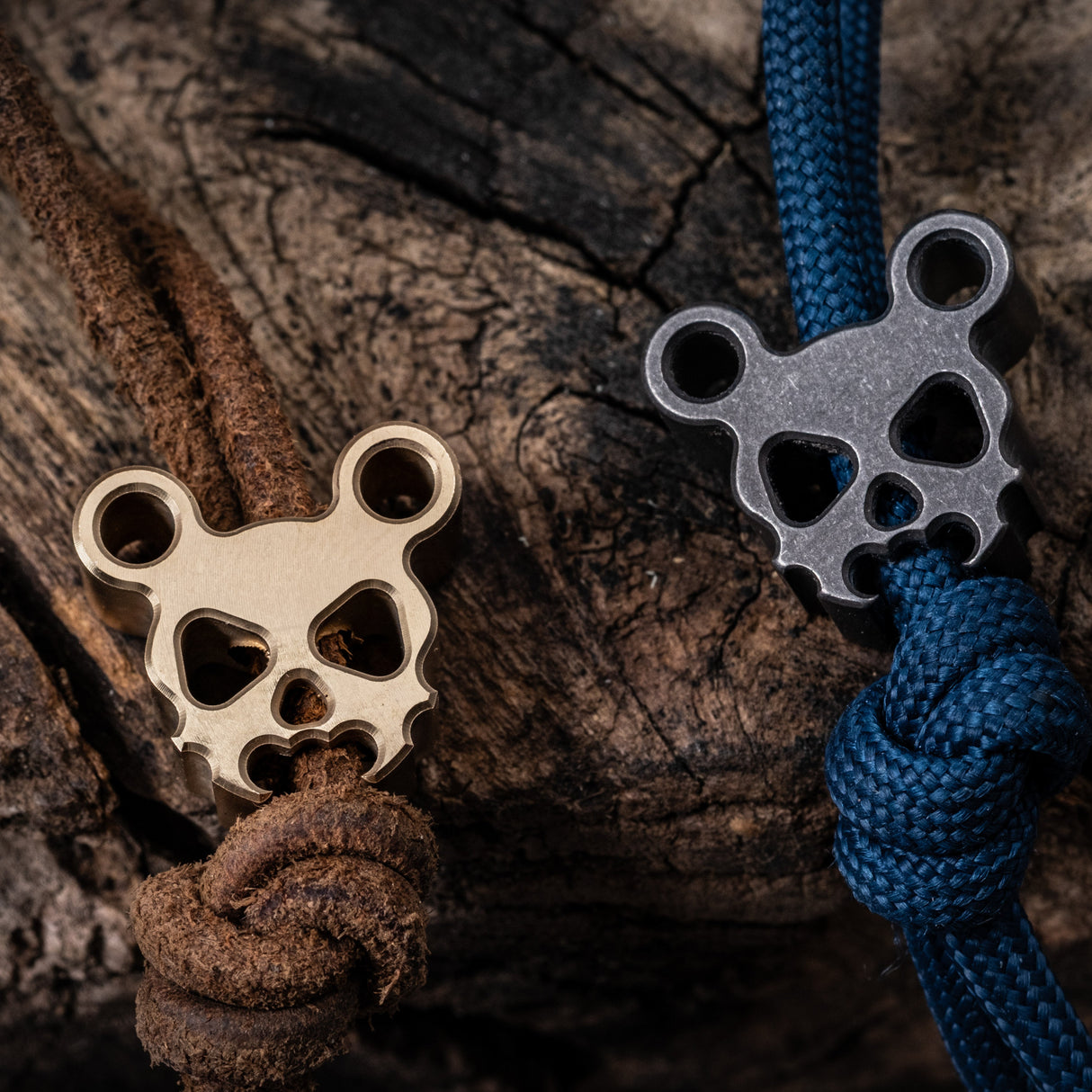 Morbid Mouse Lanyard Bead | Brass