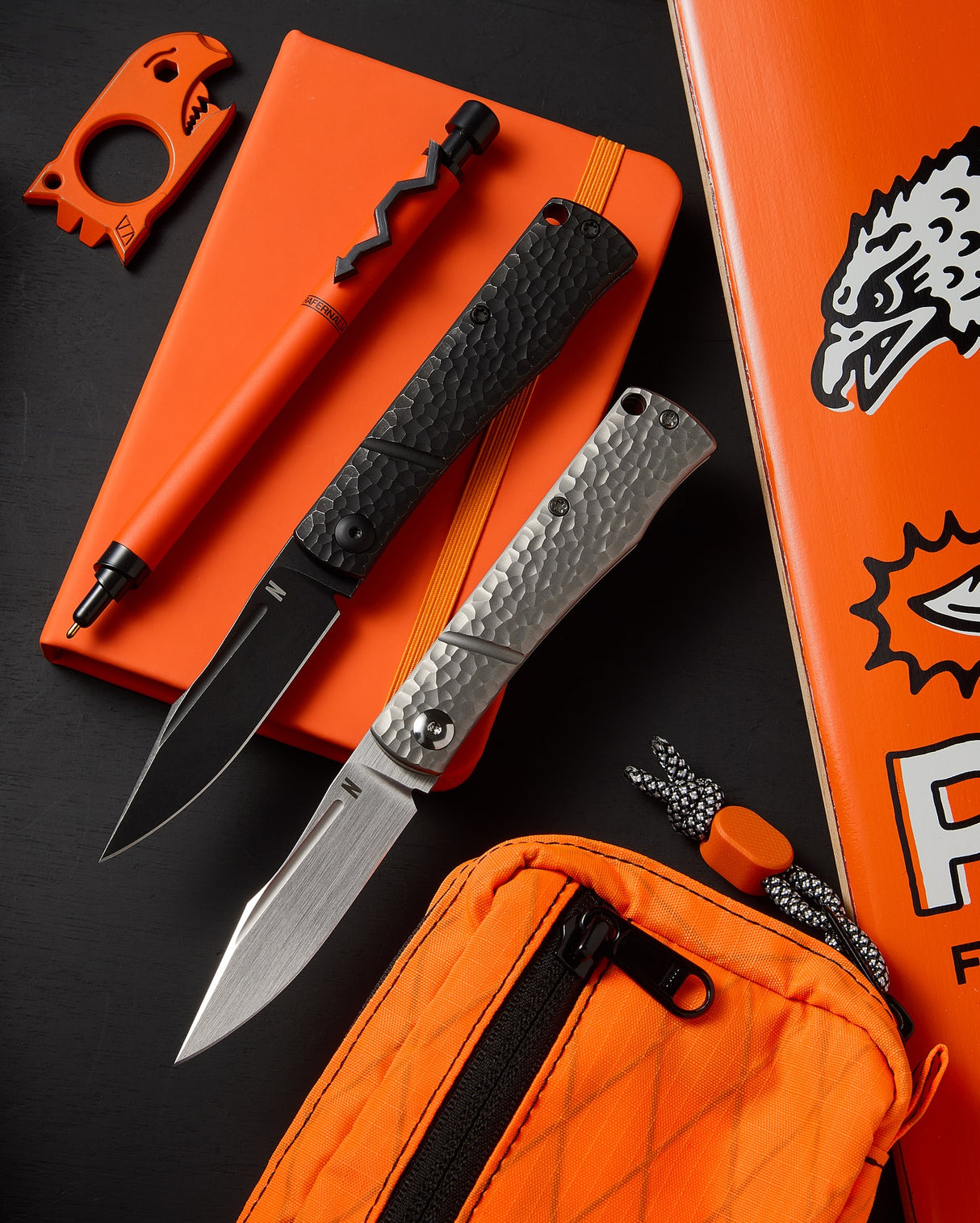 Kingpin - Slipjoint | Jigged Ti + Magnacut