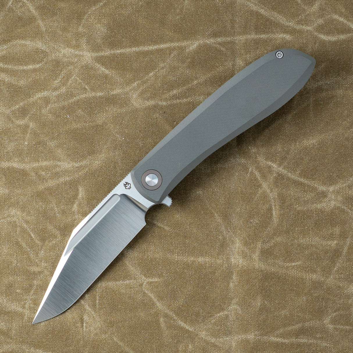 Scuffle - Frame Lock | Titanium Micro Milled + Belt Satin S90V