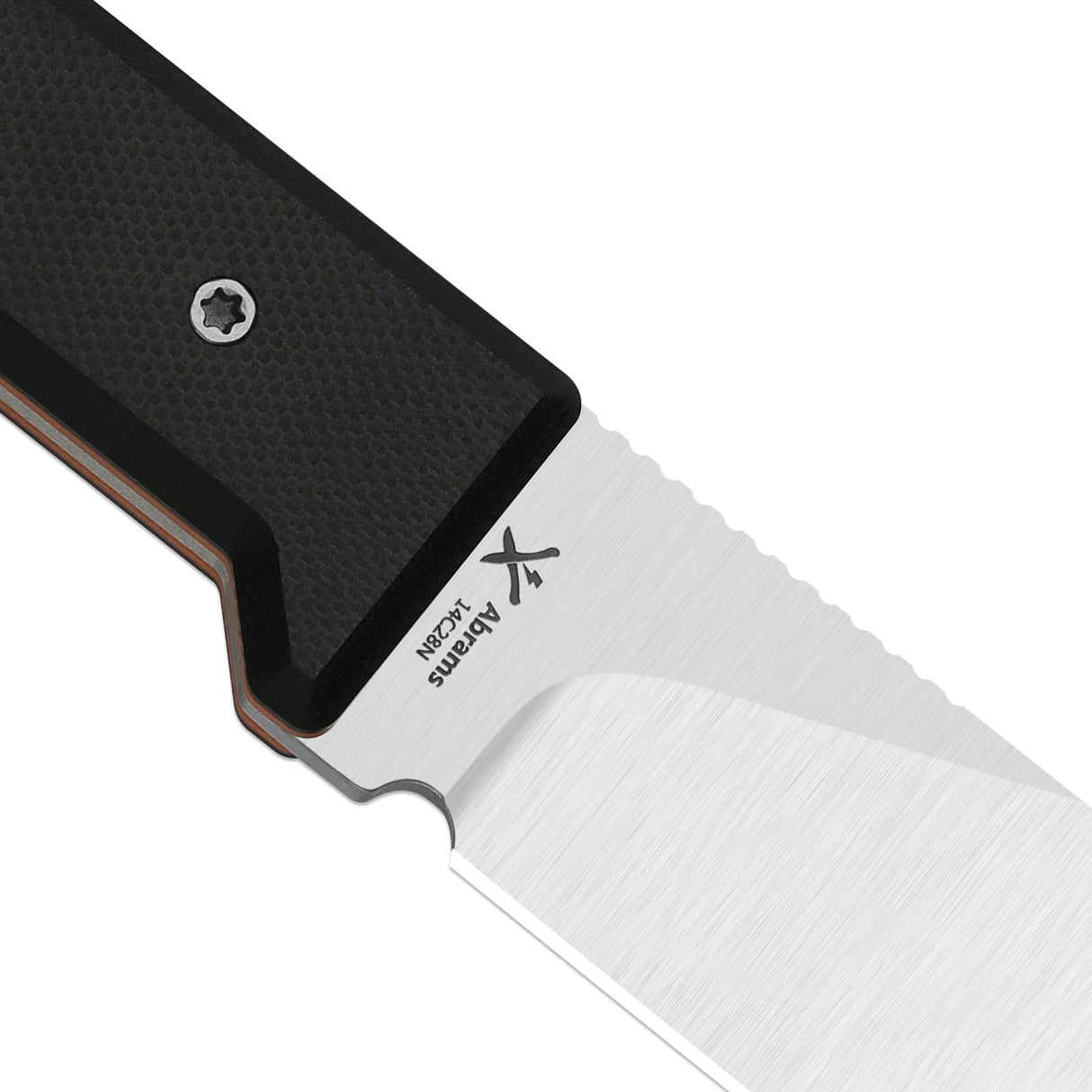 Abrams | Black & Orange G10 + Satin 14C28N
