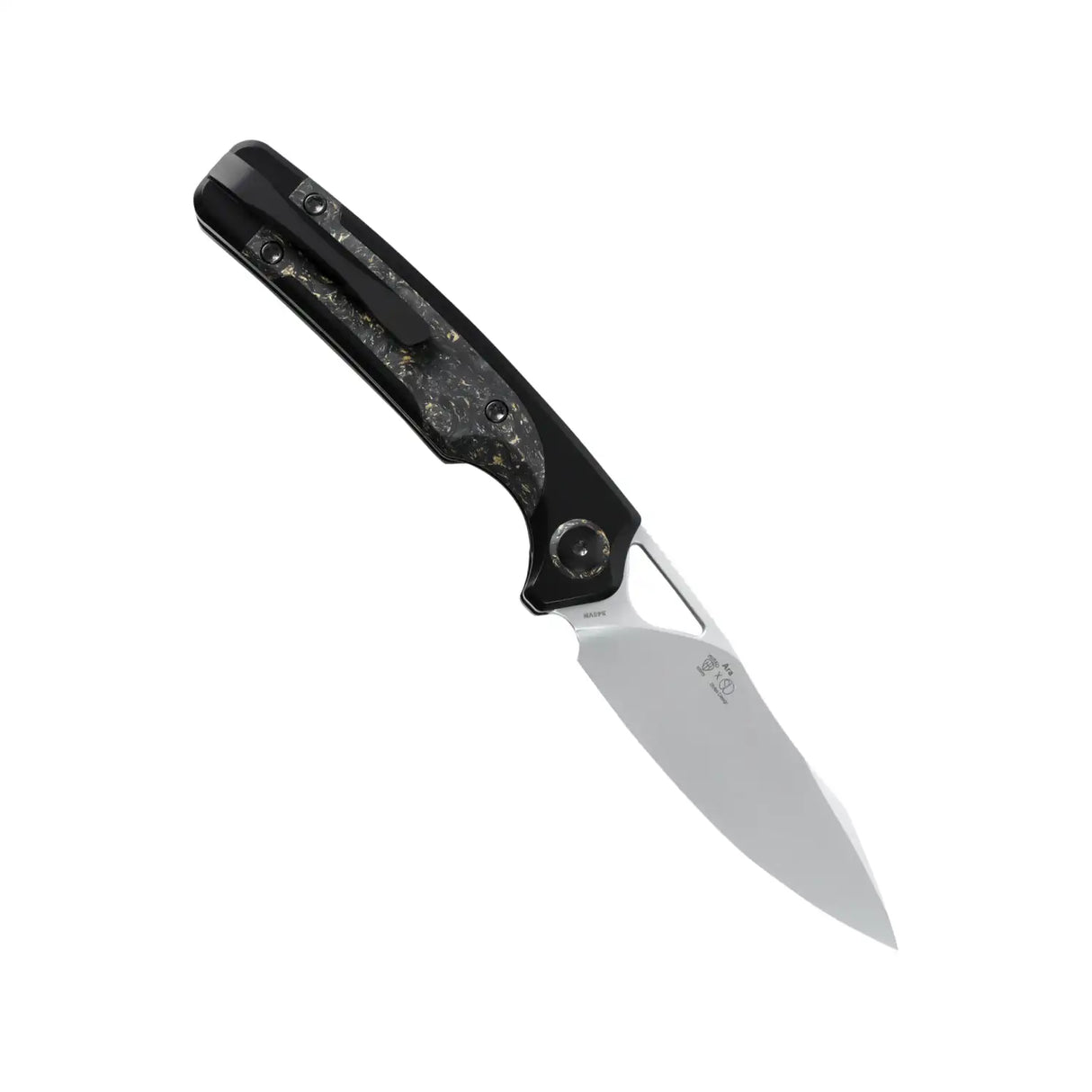 Ara | Carbon Fibre Gold Flake S45VN