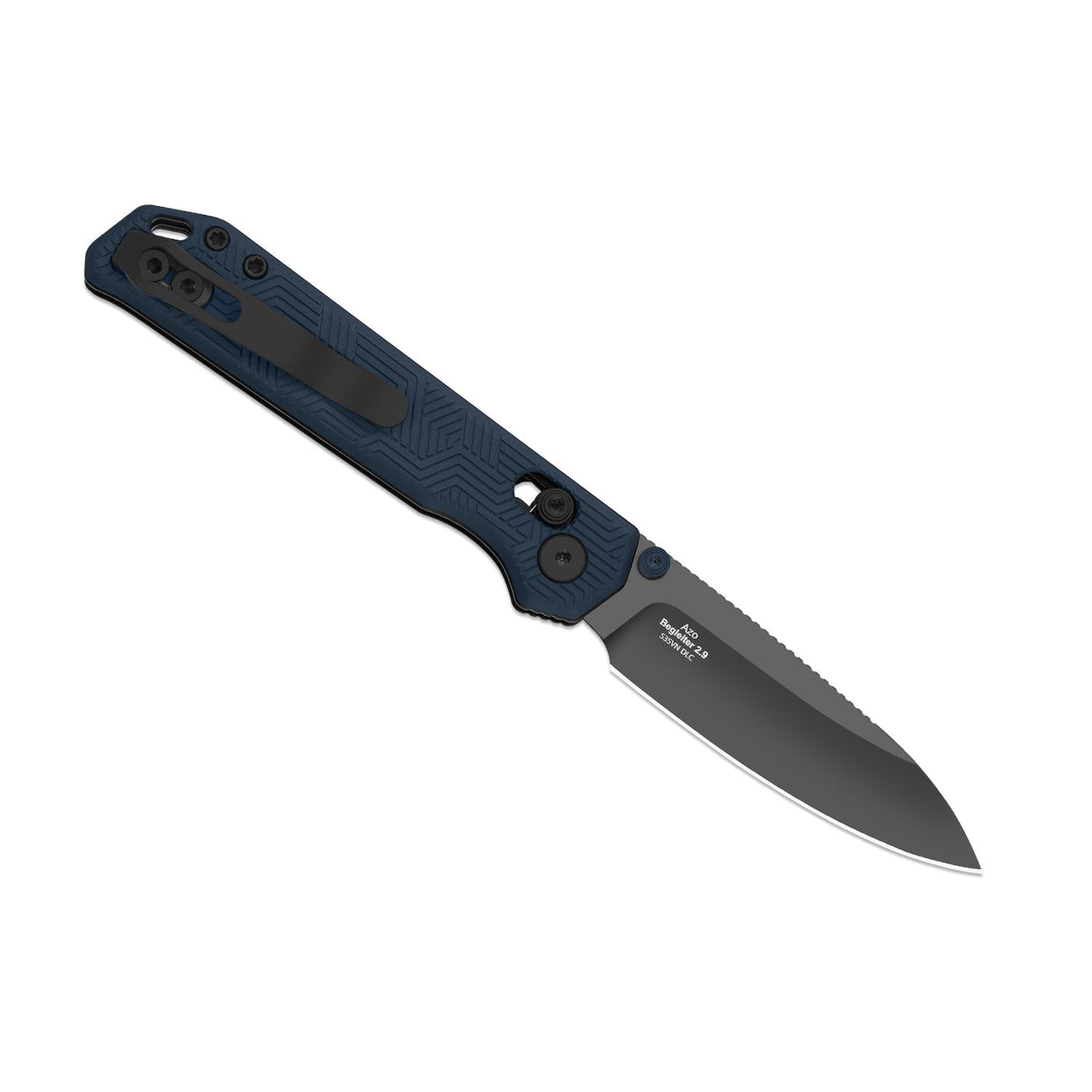 Begleiter 2.9 | Milled Blue Aluminium + DLC Ultra S35VN