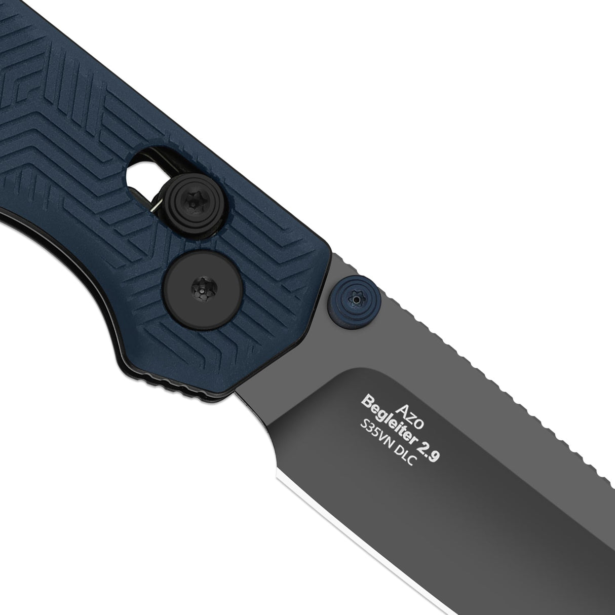 Begleiter 2.9 | Milled Blue Aluminium + DLC Ultra S35VN