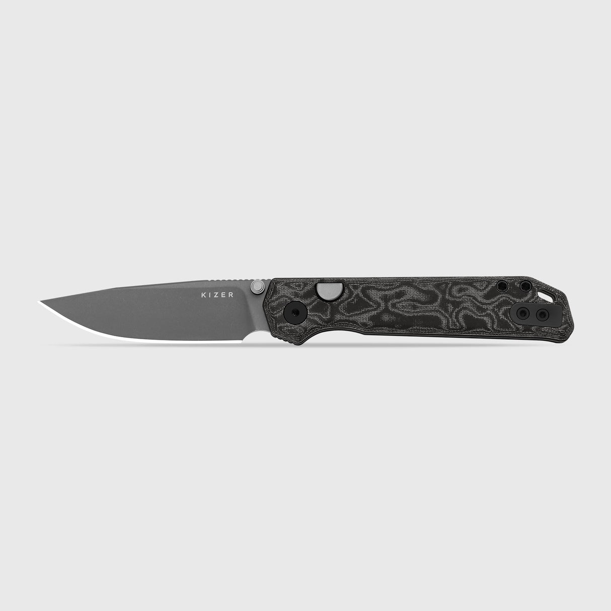 Begleiter 2.9 | Black Vortex Micarta + Grey SW PVD BD1N