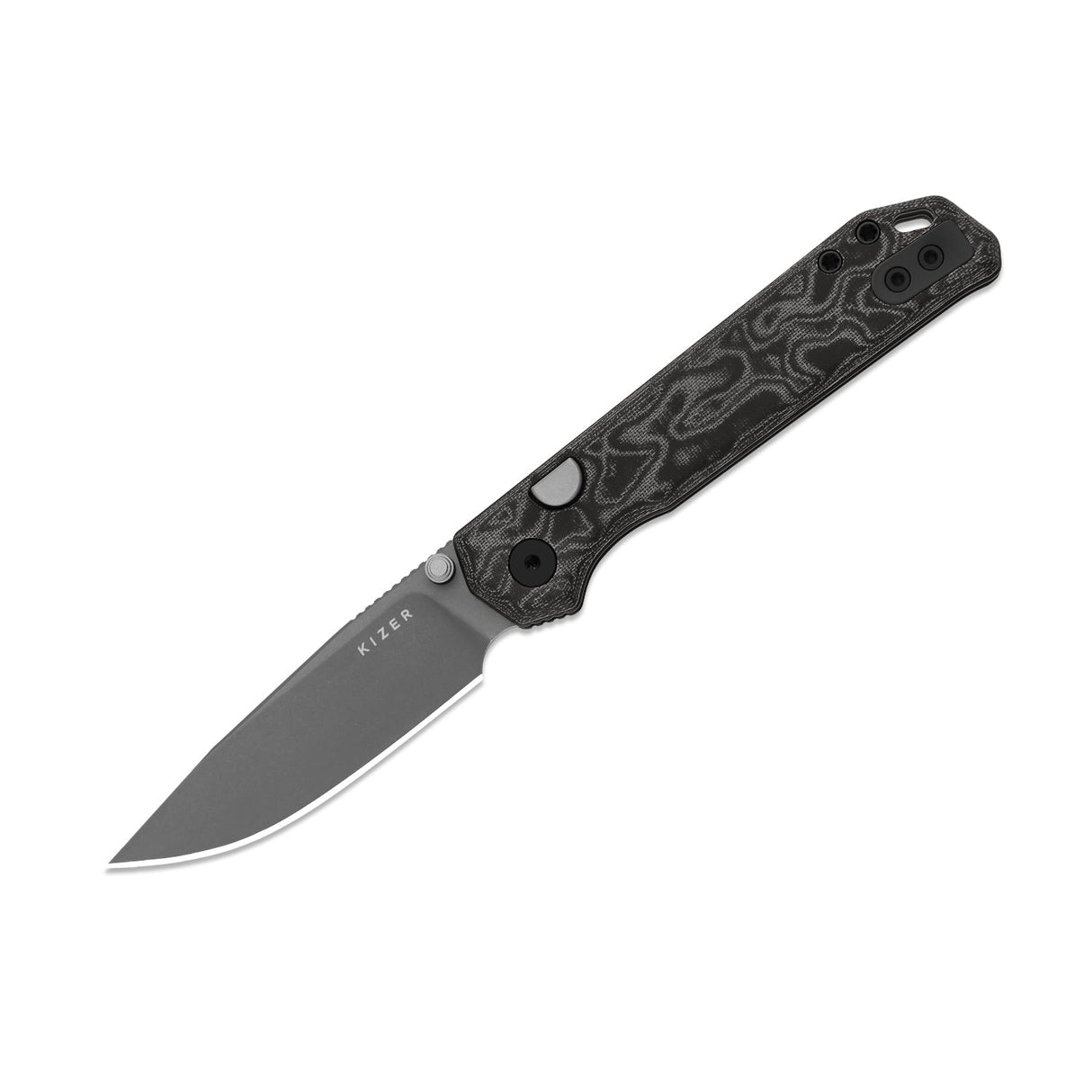 Begleiter 2.9 | Black Vortex Micarta + Grey SW PVD BD1N