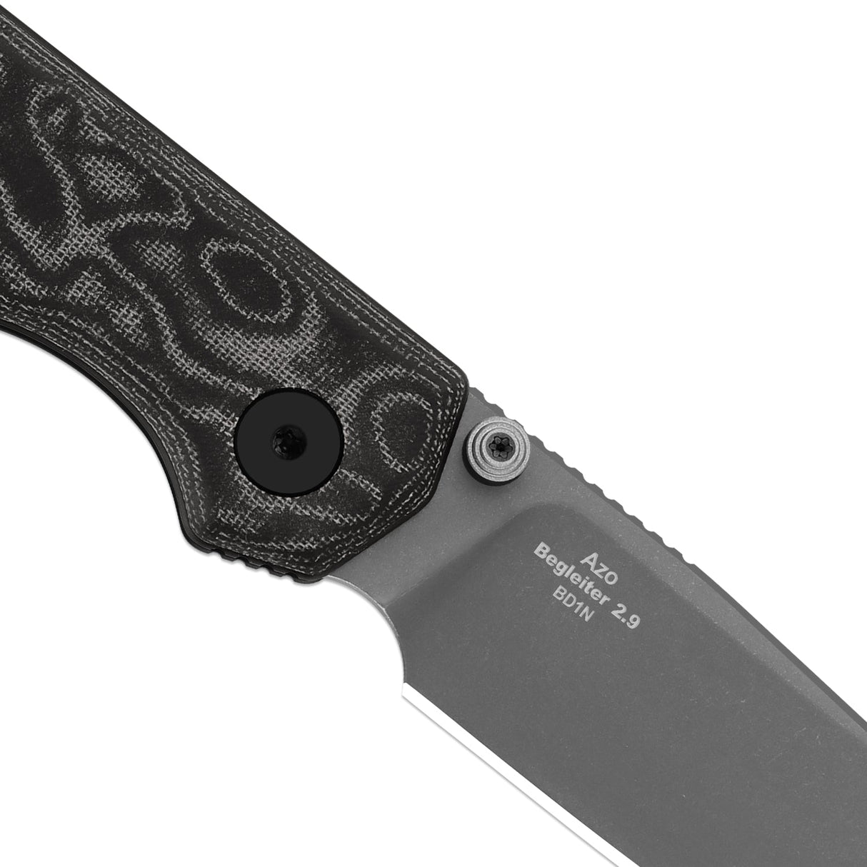 Begleiter 2.9 | Black Vortex Micarta + Grey SW PVD BD1N