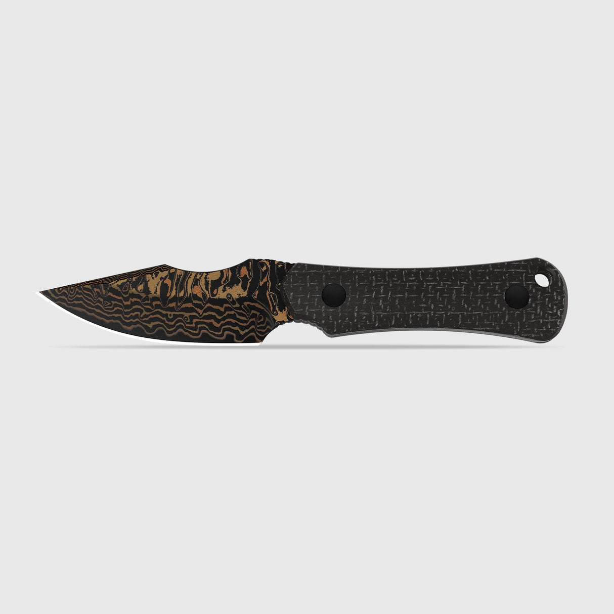 Bone | Burlap Micarta + Copper Dama