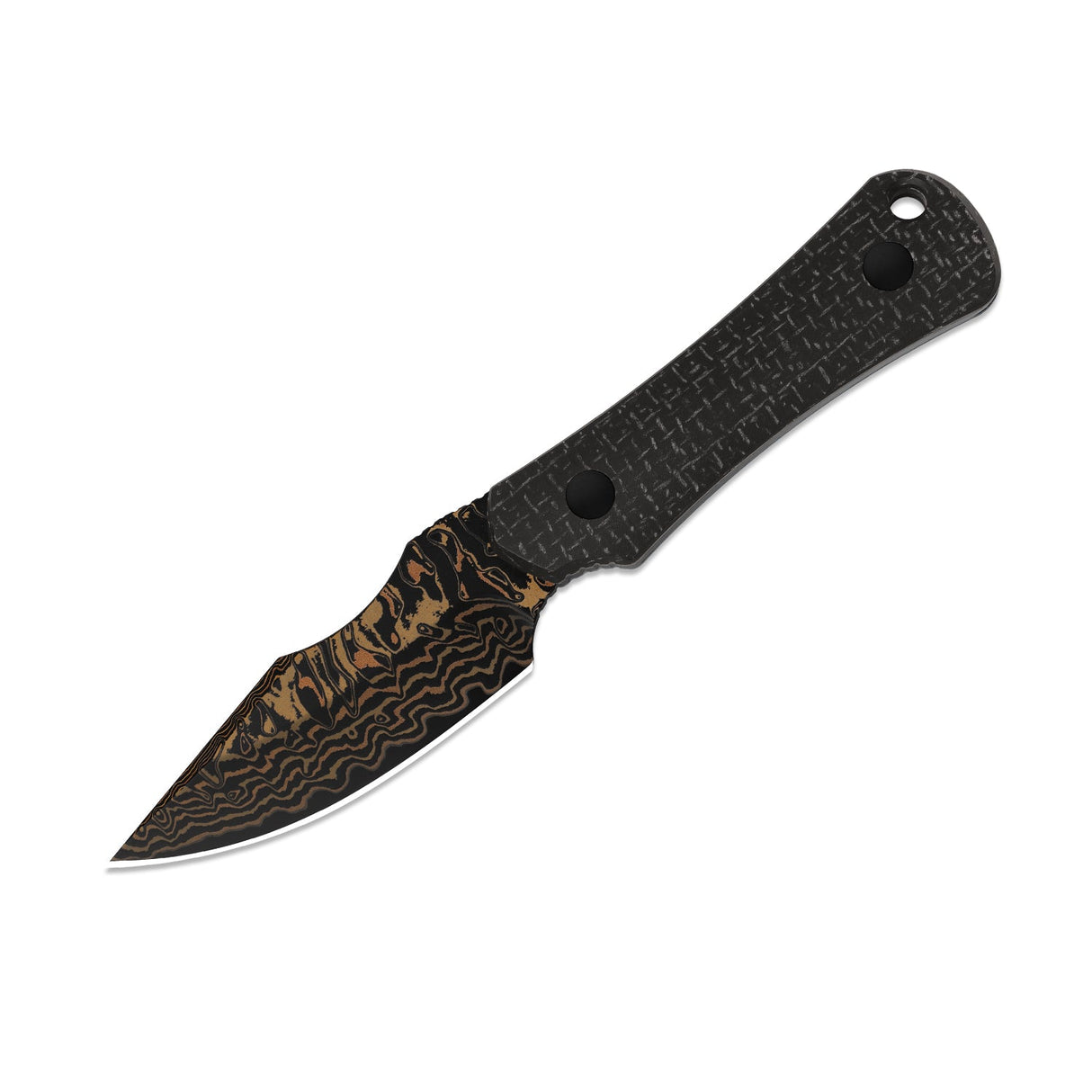 Bone | Burlap Micarta + Copper Dama