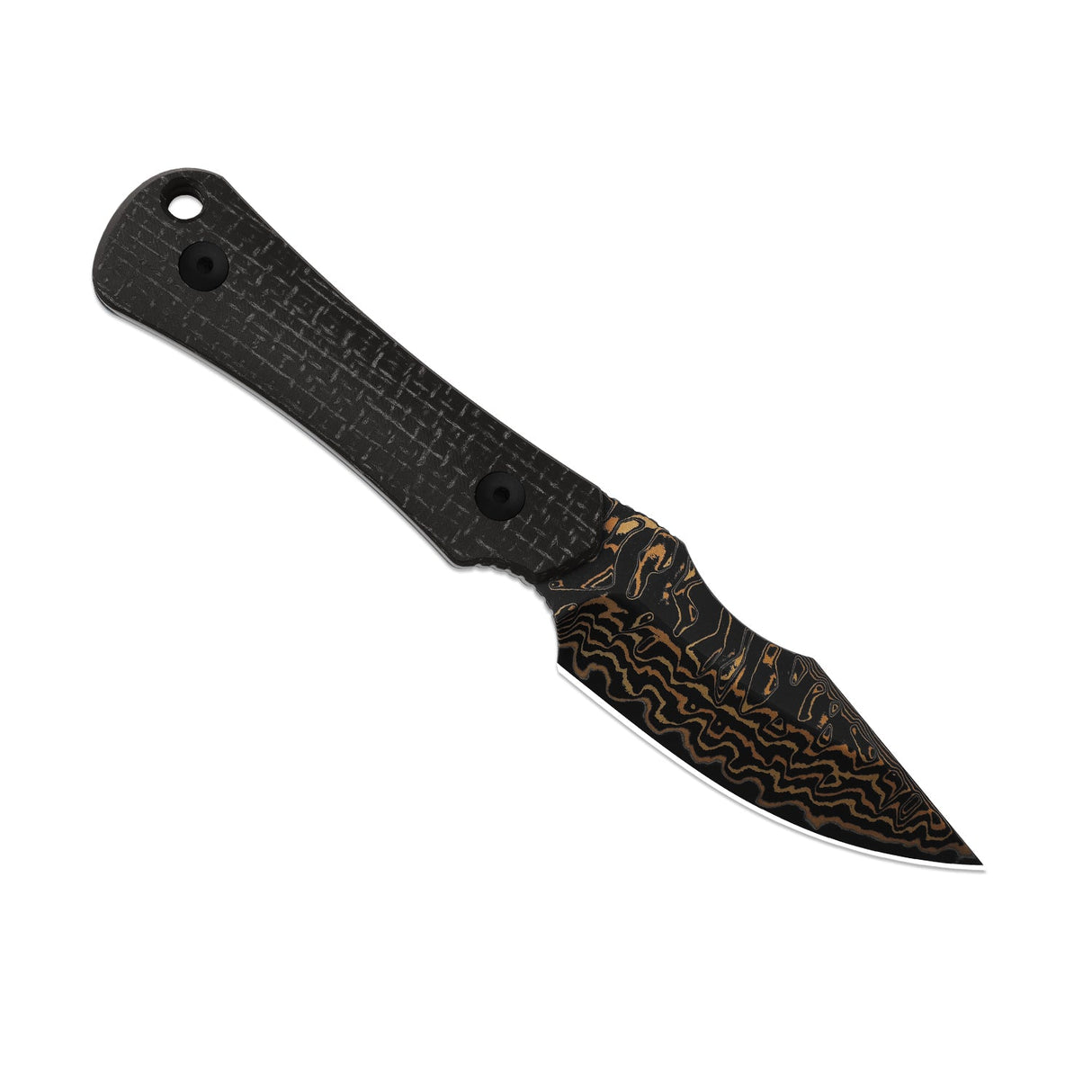Bone | Burlap Micarta + Copper Dama