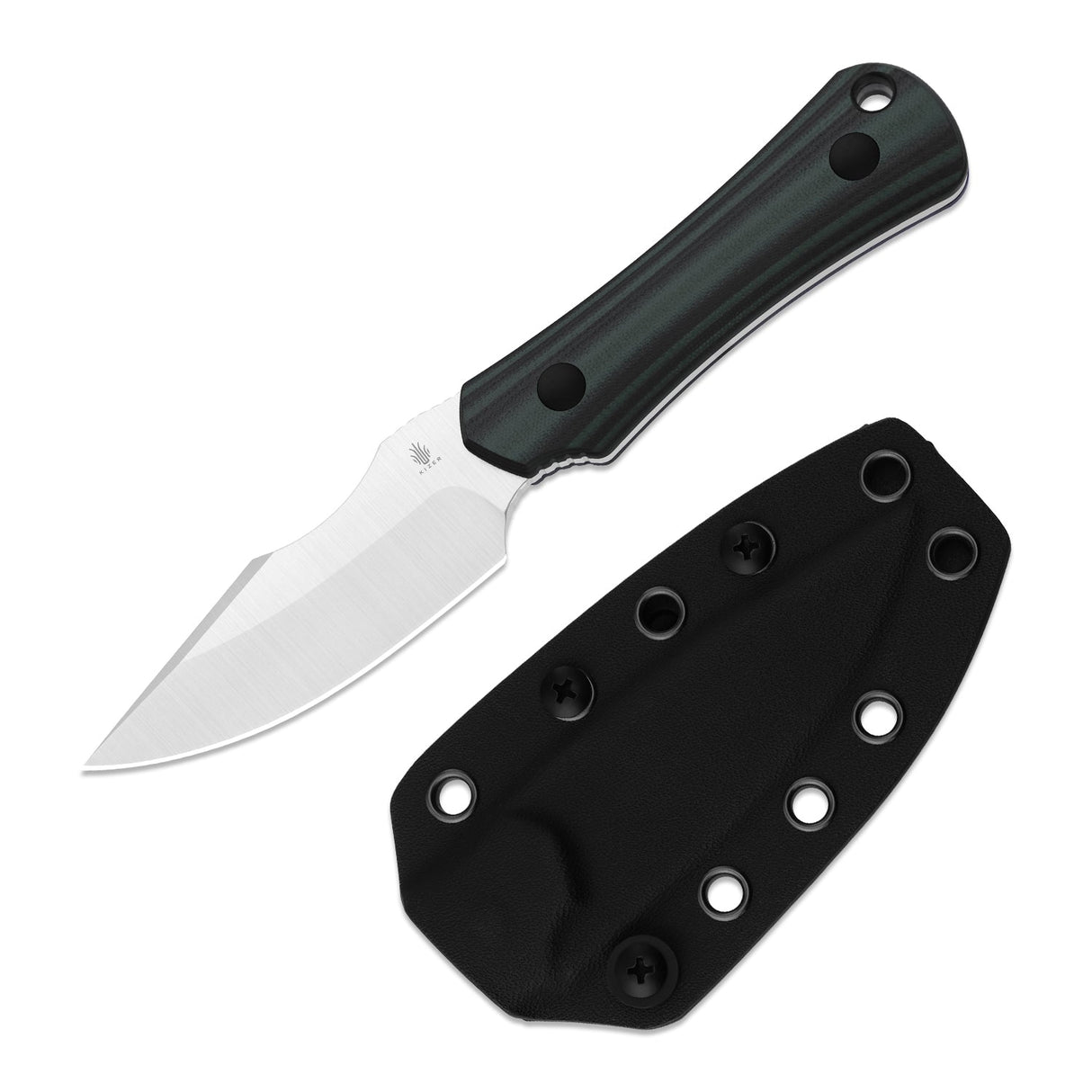 Bone | Black/Green G10 + Satin AEB-L