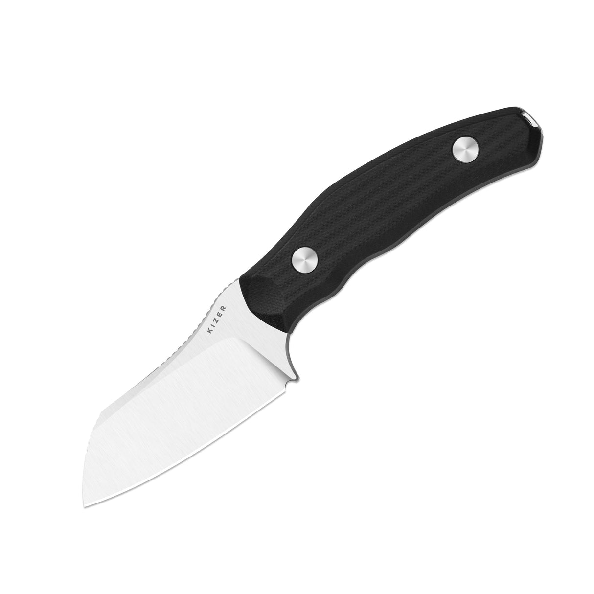 Bulldog Fix | Black G10 + Satin 14C28N