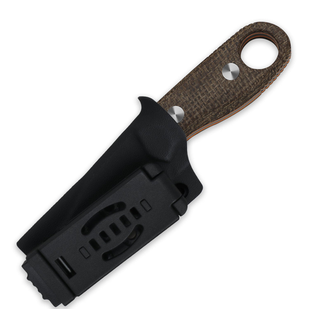 Beaver 2 | Brown Micarta + Clip Point AEB-L