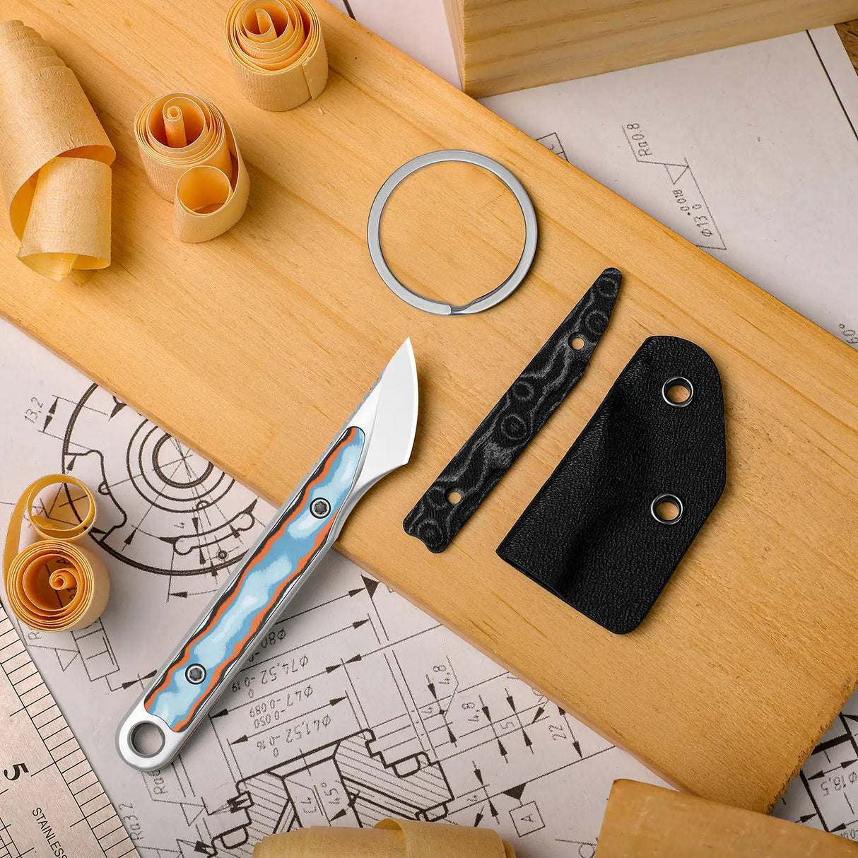 Cannoli | Vortex Micarta + Satin AUS-10