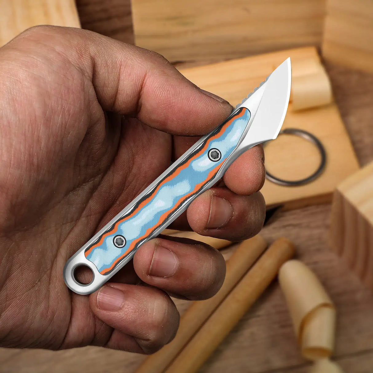 Cannoli | Vortex Micarta + Satin AUS-10