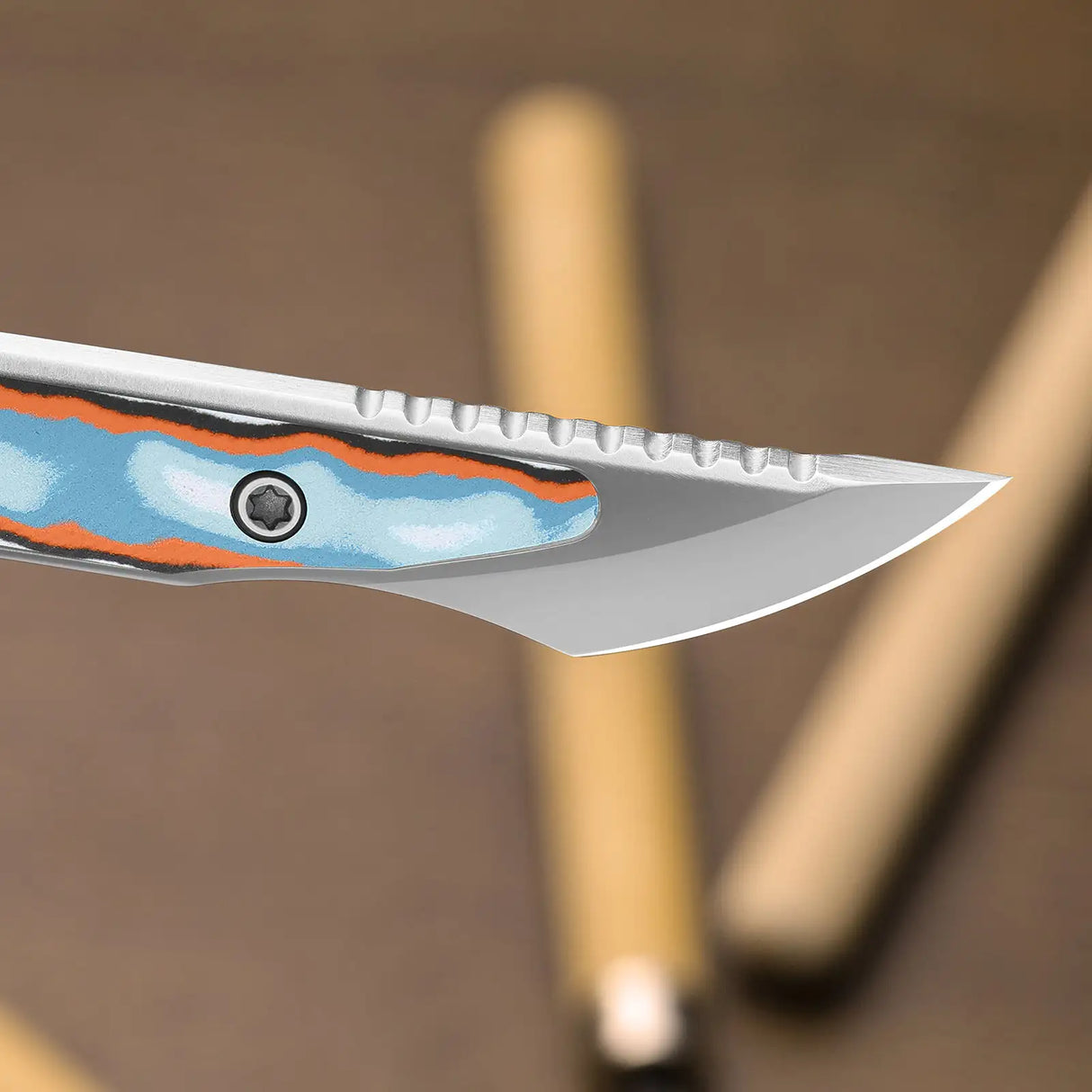 Cannoli | Vortex Micarta + Satin AUS-10