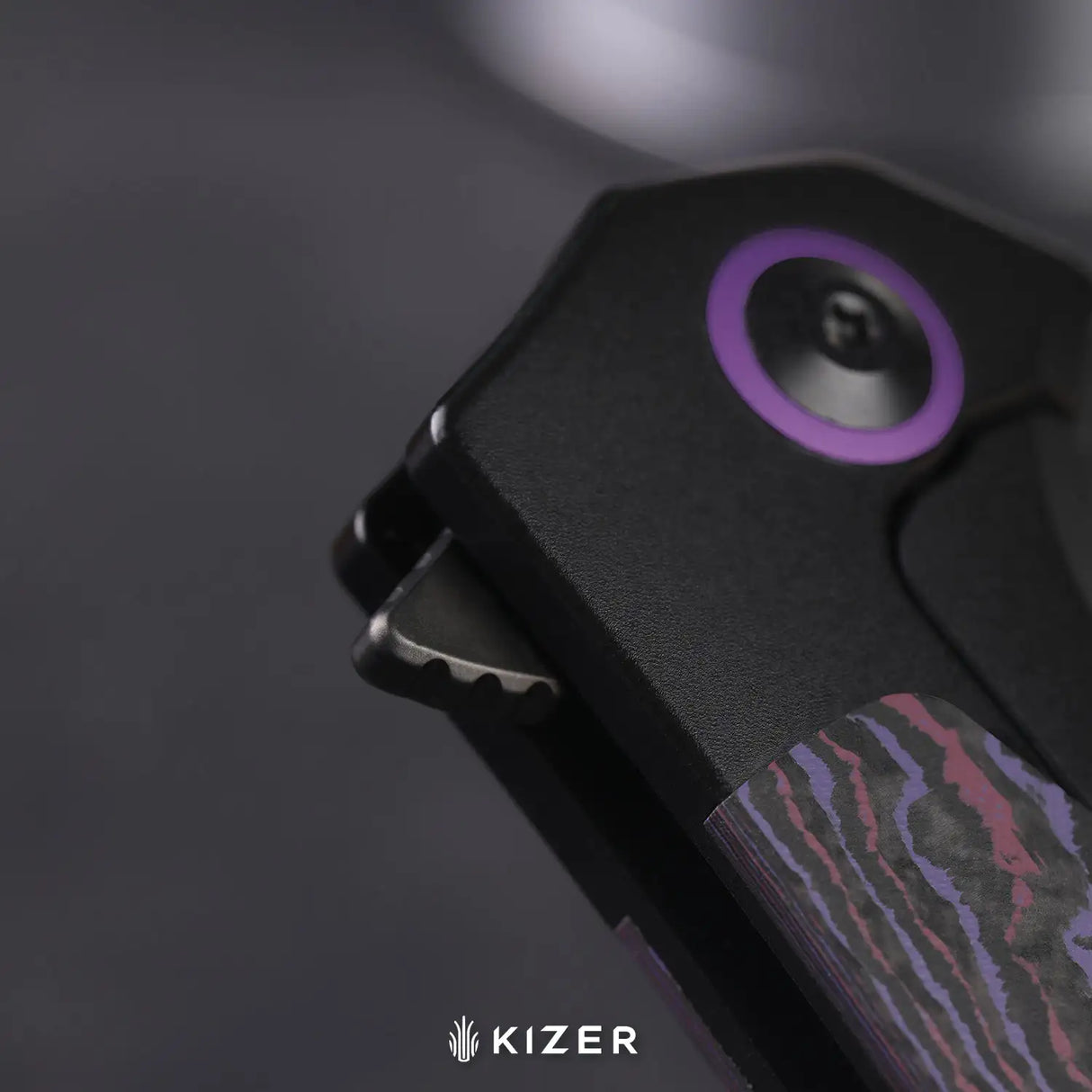Cyclone | FatCarbon Purple Haze + Matte DLC Ultra S35VN