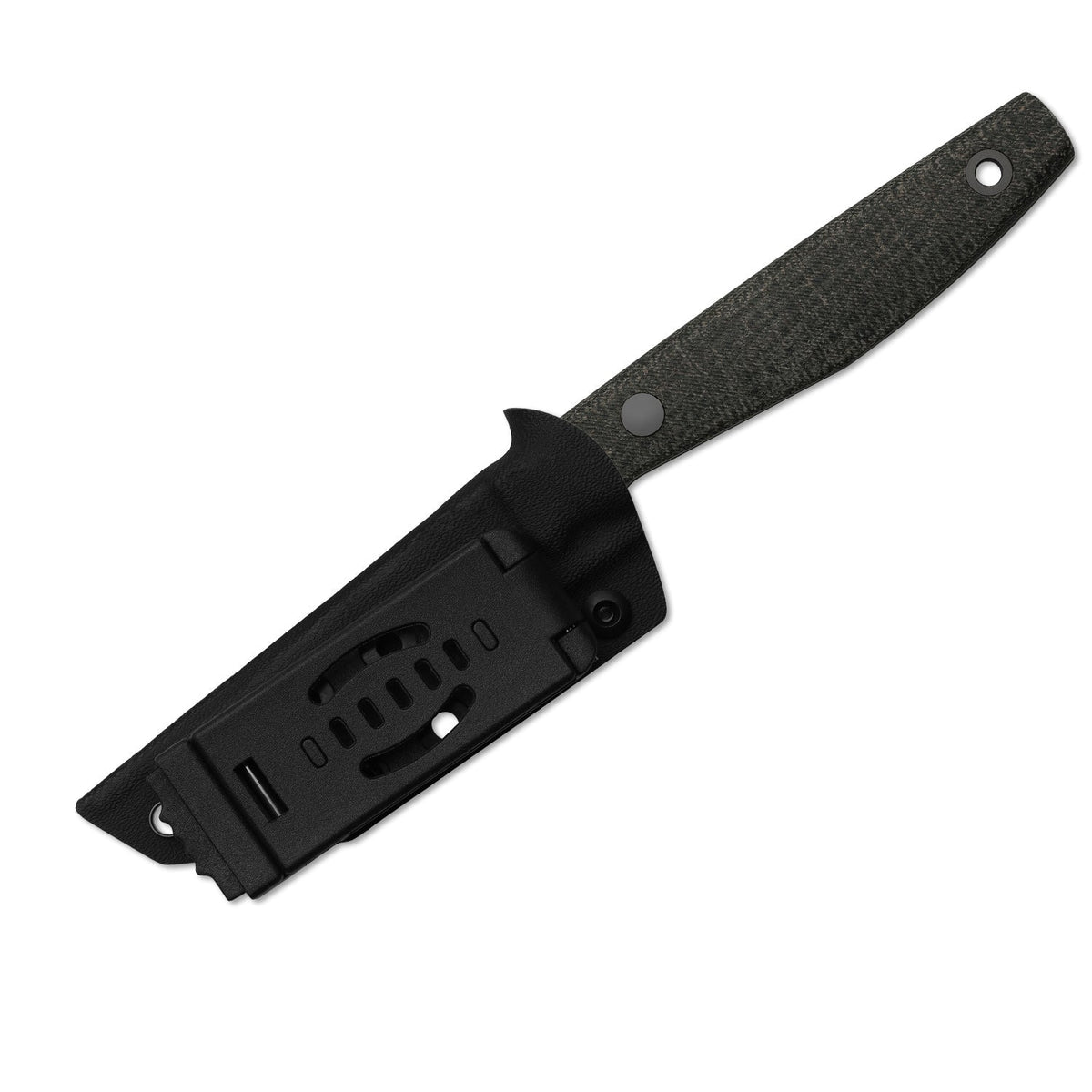 Dingo | Black Burlap Micarta + Satin AEB-L