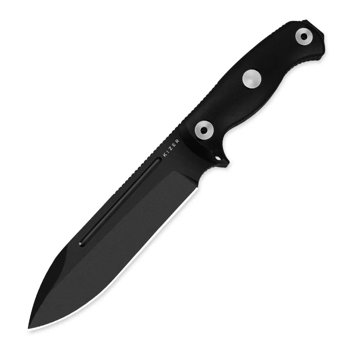 KizerDropBear7_FixedBlade_BlackG10_1103A2_KizerAustralia_1