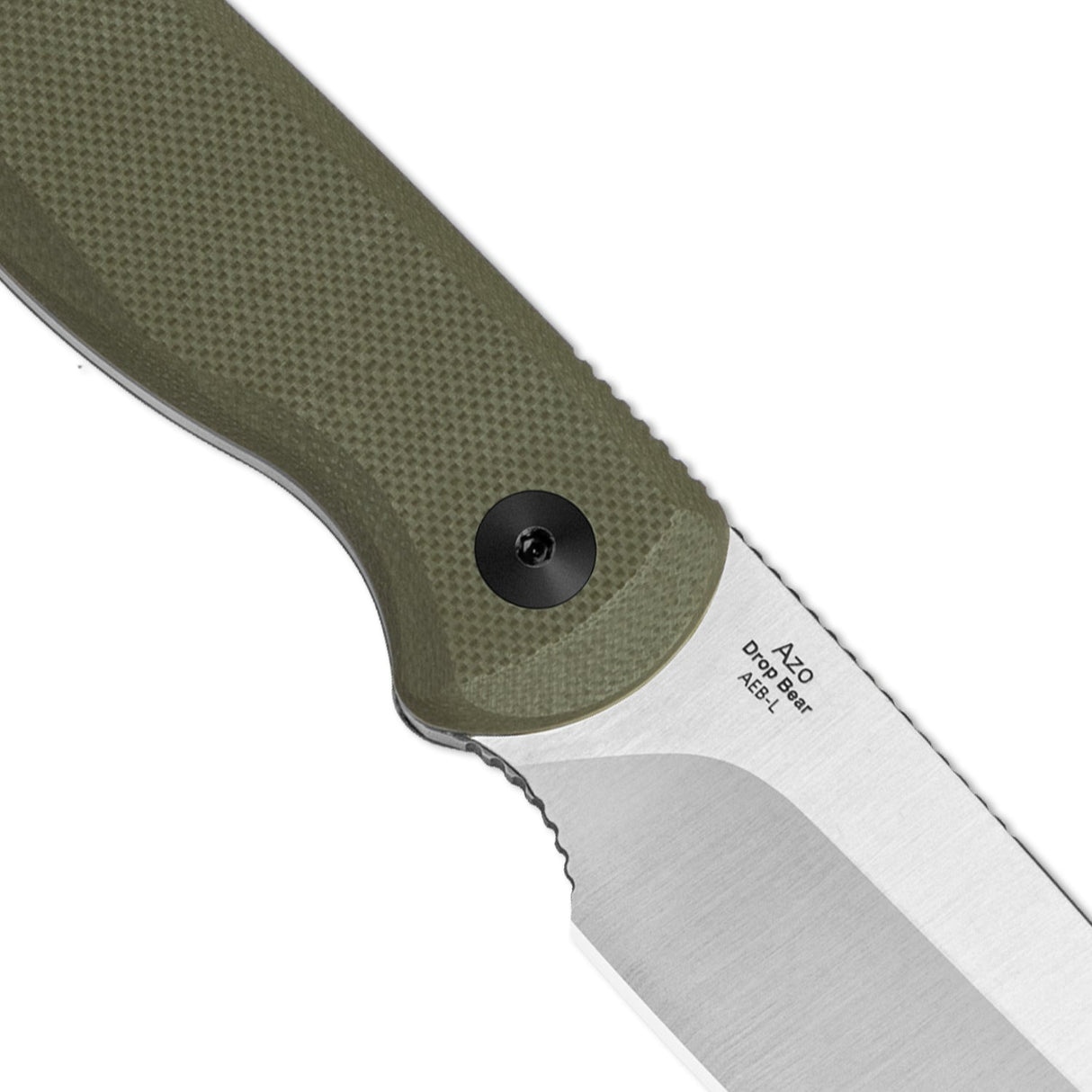 Drop Bear Fixed Blade | Sheepsfoot AEB-L + Olive G10