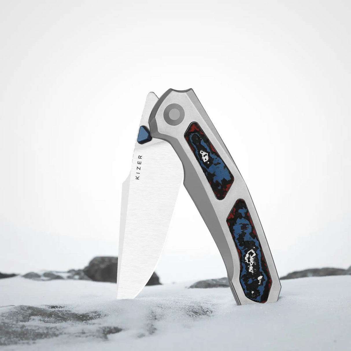Feweed XL | FatCarbon Nebula & Titanium + Satin S90V