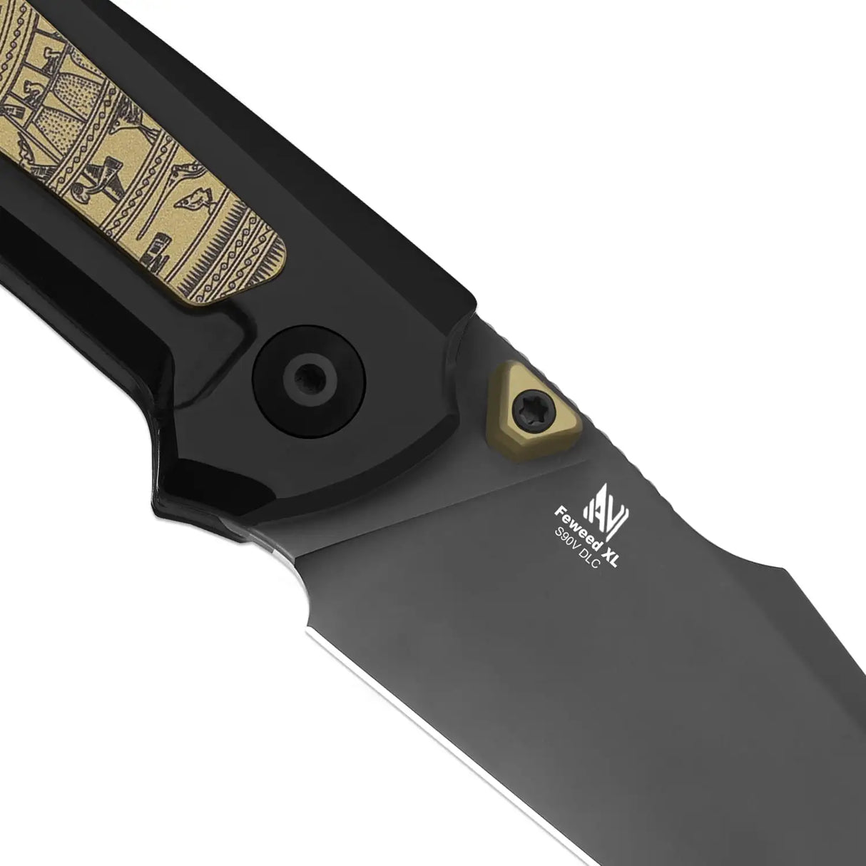 Feweed XL | Black Titanium & Laser art + Matte DLC Ultra S90V
